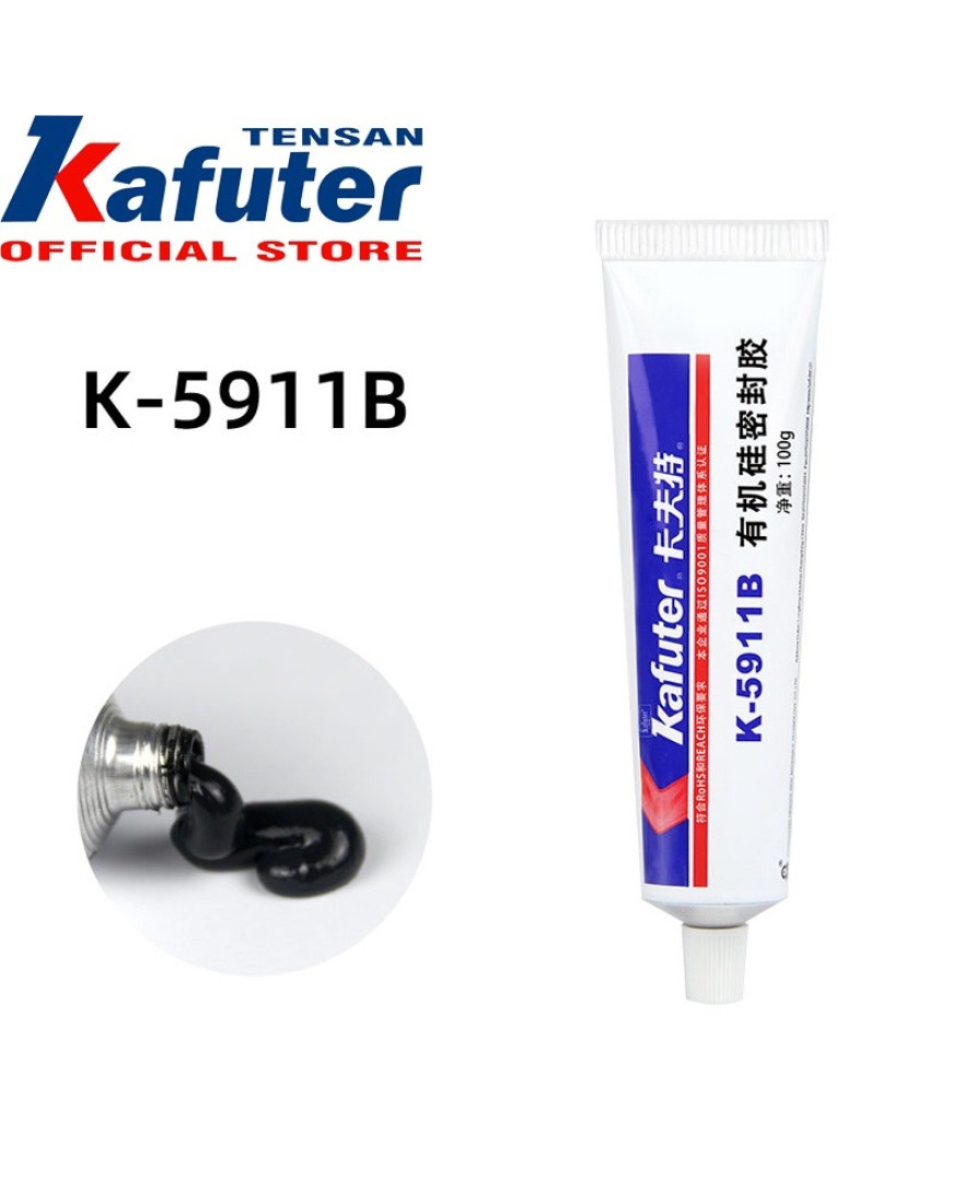 CS 63 | SILICONE TUBE KAFUTER K-5911B Industrial 45G RTV Silica Gel Sealing Adhesive Waterproof Metal Plastic Glass Ceramic Binding
